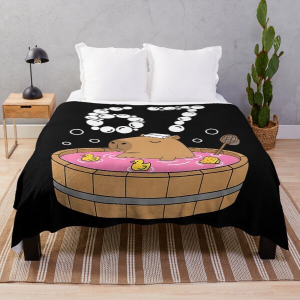 Item preview, Chill Bath Tub Capybara Sauna 67 Relaxed Animal Funny Six designed and sold by pfanodlnazb.