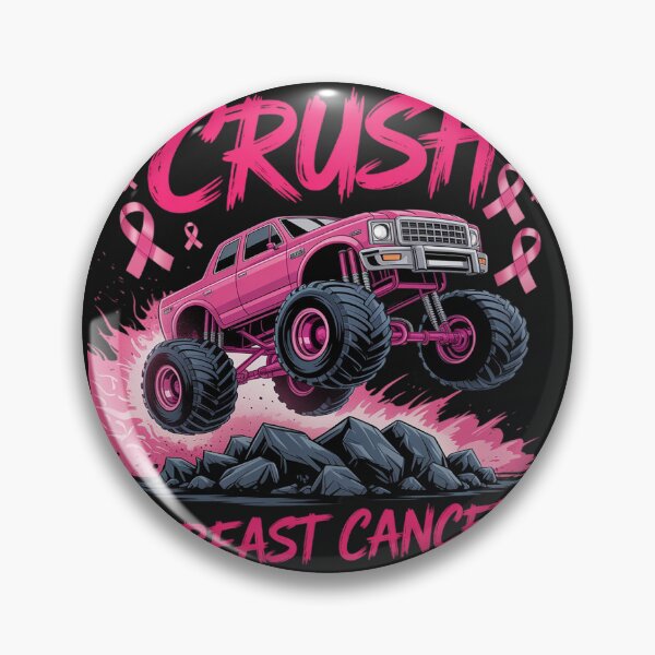Item preview, Crush Breast Cancer Awareness Truck pink designed and sold by Bstilablhot.