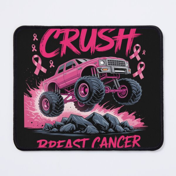 Item preview, Crush Breast Cancer Awareness Truck pink designed and sold by Bstilablhot.