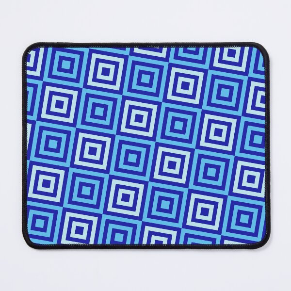 Item preview, Blue CheckerBoard Rectangle Square - Abstract Geometric Shape Pattern - Christmas Gifts designed and sold by RoyalStarsPatts.