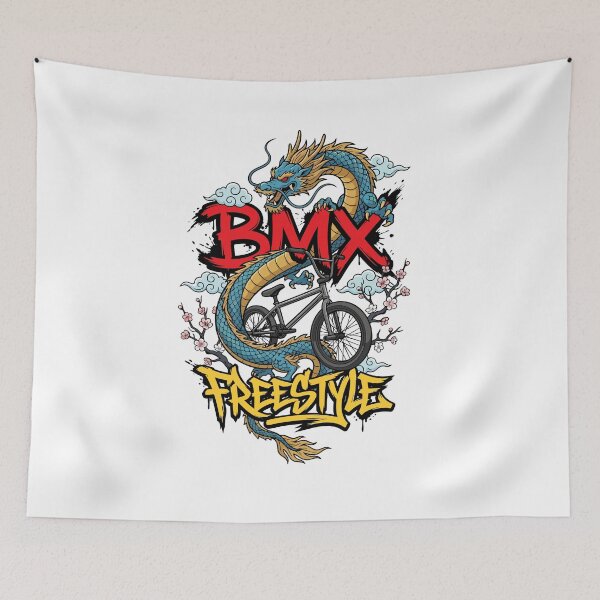 Item preview, BMX Freestyle Dragon Streetwear Vector Design designed and sold by Tong4130.
