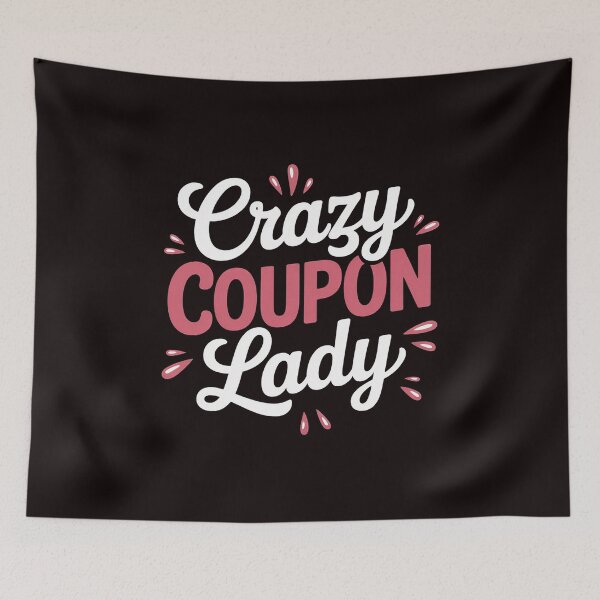 Item preview, Womens crazy coupon lady for couponing and voucher women designed and sold by BotboutiquePre.