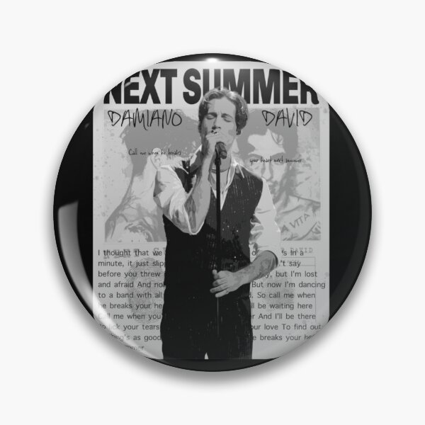 Item preview, Damiano David Vintage Fashion Portrait – Retro Rock Aesthetic Art designed and sold by AidanToma.
