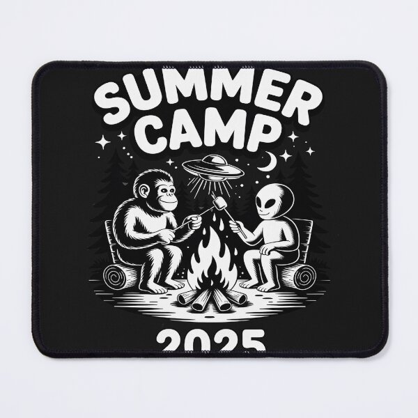 Item preview, Cute Best Summer Camp 2025 Crew Alien Bigfoot Camping Squad designed and sold by Bstilablhot.