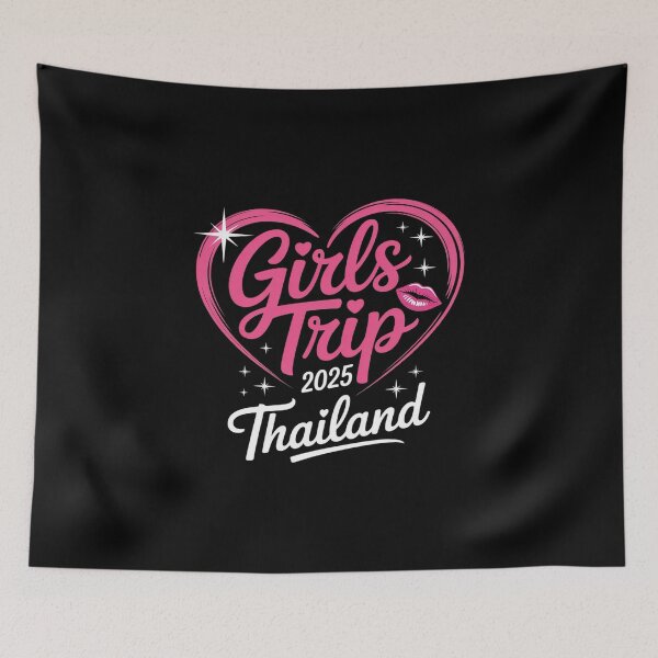 Item preview, Girls Trip Thailand 2025 Vacation Weekend Birthday Squad designed and sold by skanderio.