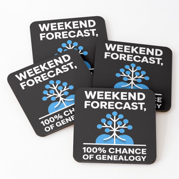 Item preview, Weekend Forecast Genealogy Genealogist Gift designed and sold by BotboutiquePre.