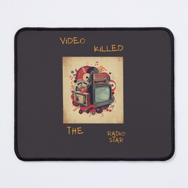 Item preview, Video Killed the Radio Star Retro 80s Synthwave Aesthetic Design designed and sold by Chippychips1.
