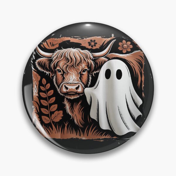 Item preview, Cute Fall Highland Cow Ghost Halloween Spooky for Men Women designed and sold by Bstilablhot.
