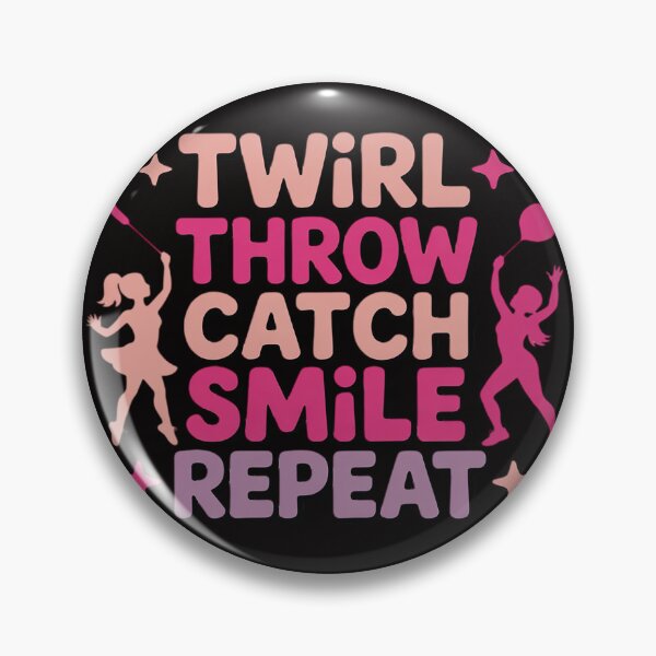 Item preview, Twirler Majorettes Twirl Throw Catch Smile Baton Twirling designed and sold by BotboutiquePre.