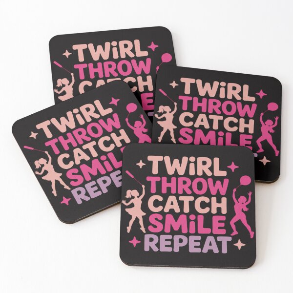 Item preview, Twirler Majorettes Twirl Throw Catch Smile Baton Twirling designed and sold by BotboutiquePre.