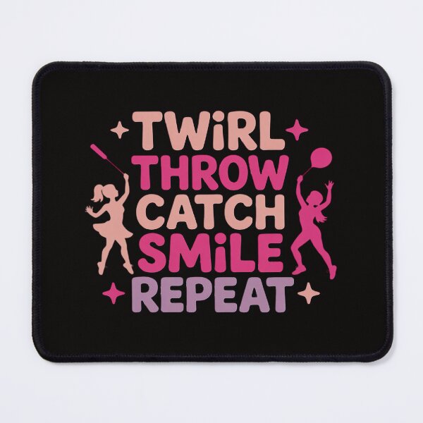 Item preview, Twirler Majorettes Twirl Throw Catch Smile Baton Twirling designed and sold by BotboutiquePre.