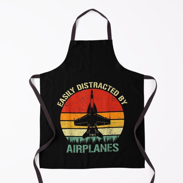 Item preview, Easily Distracted By Airplanes Aviation Humor designed and sold by MerchDeviant.