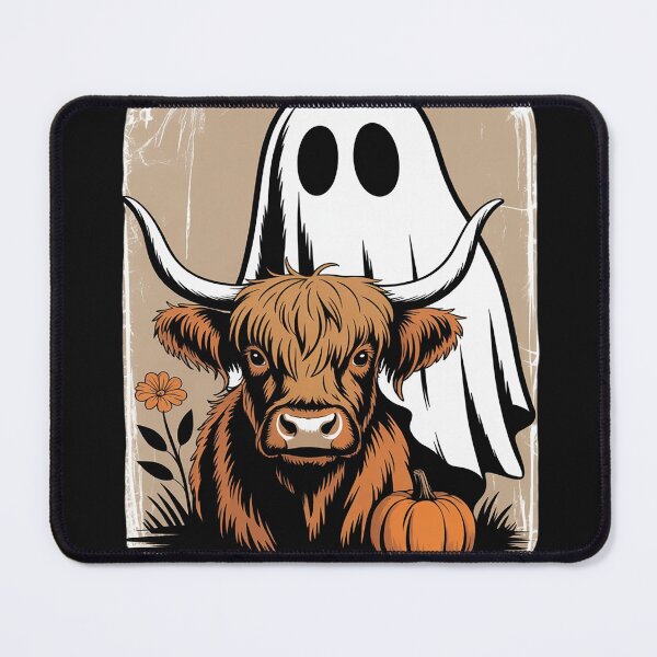 Item preview, Cute Fall Highland Cow Ghost Spooky Season Funny designed and sold by Bstilablhot.