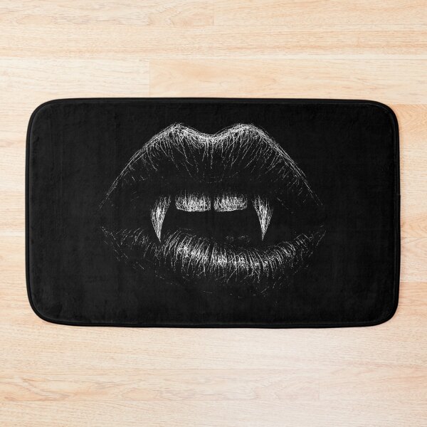Item preview, Vampire Fangs Mouth – Dark Gothic Scratch Art designed and sold by Mortisigil.