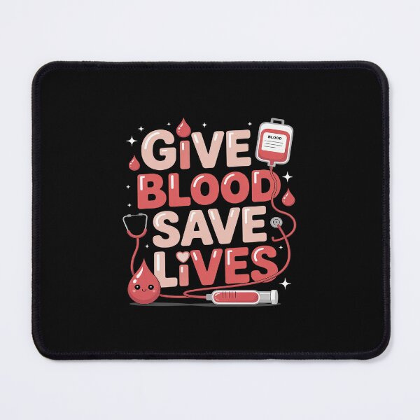 Item preview, Give Blood Save Lives Blood Donation World Blood Donor Day designed and sold by imsamaharem.
