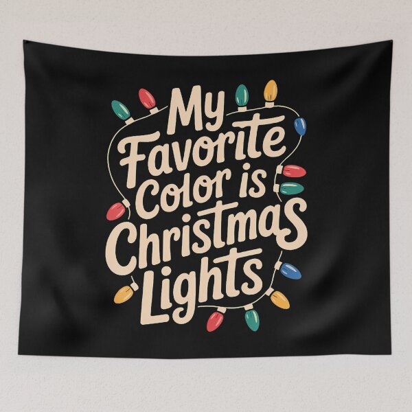 Item preview, My Favorite Color Is Christmas Lights designed and sold by prabuniard.