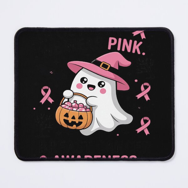 Item preview, Cute In October We Wear Pink Ghost Witch Breast Cancer Awareness designed and sold by Bstilablhot.