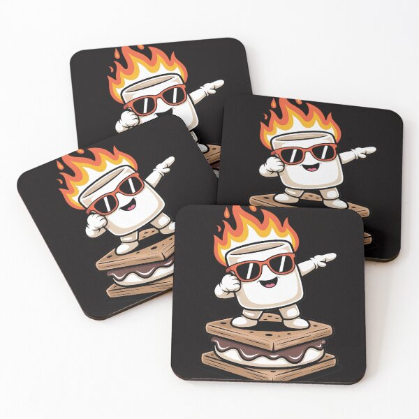 Item preview, Dabbing S'mores Smores Roasting Marshmallow Camping Bonfire designed and sold by BotboutiquePre.