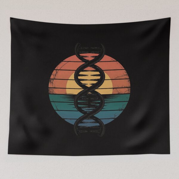 Item preview, DNA Genetics Gifts Sunset Science Biology Genealogy designed and sold by BotboutiquePre.