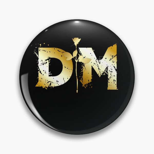 Item preview, Depeche Mode Gold Minimalist Logo – Modern Dark Aesthetic Design designed and sold by AidanToma.