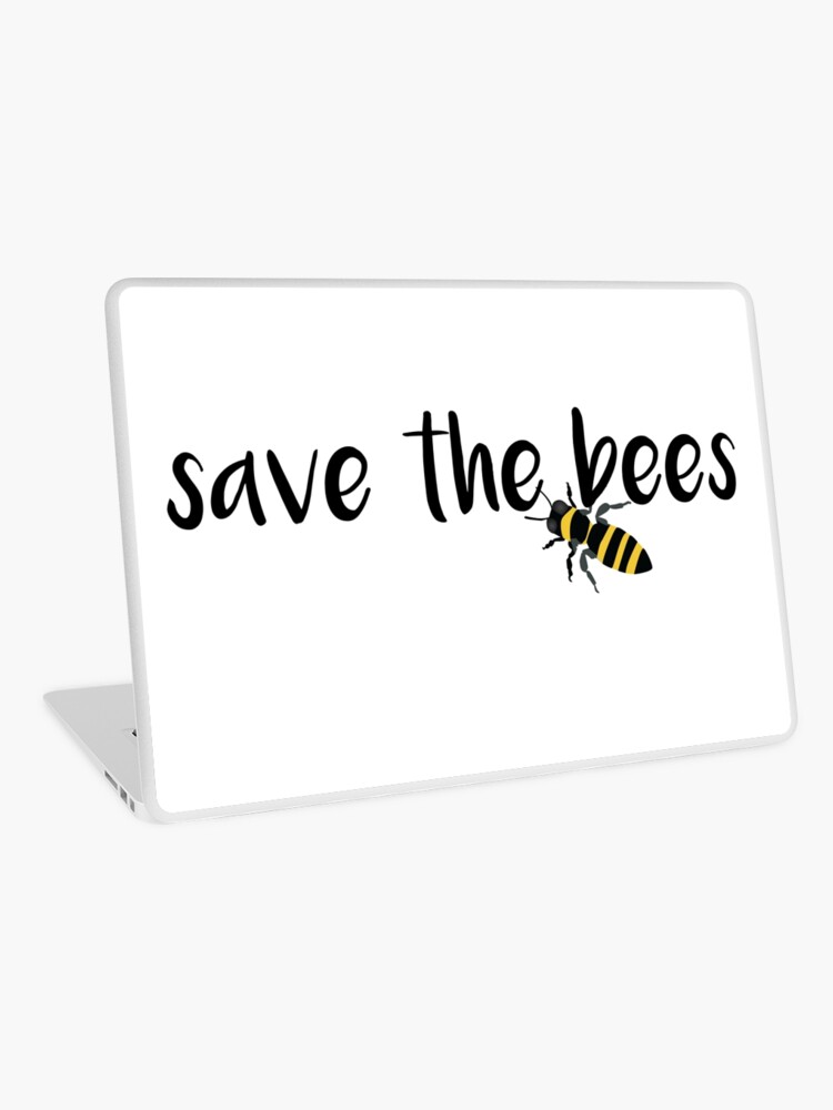 Save the Bees Laptop Sticker