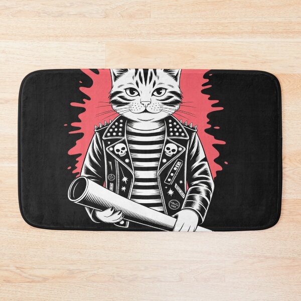 Item preview, Cute Punk CAT for Cats Lovers - Music & Cat's RETRO 70s 80s designed and sold by Bstilablhot.
