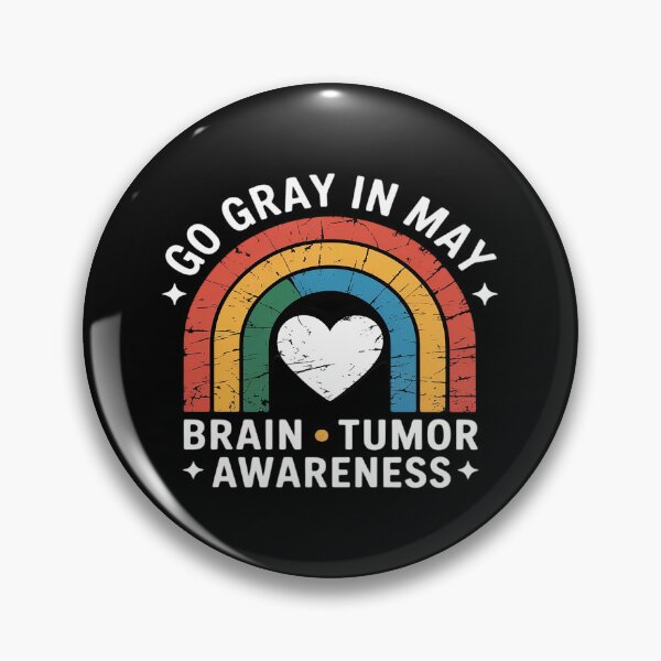 Item preview, Go Gray In May Brain Tumor Awareness Heart Gray May designed and sold by imsamaharem.
