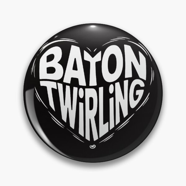 Item preview, Cute Baton Twirling Heart Lover Gift Twirler Love Gifts designed and sold by BotboutiquePre.