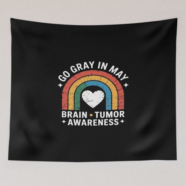 Item preview, Go Gray In May Brain Tumor Awareness Heart Gray May designed and sold by imsamaharem.