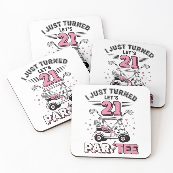 Item preview, 21st Birthday Let's Par Tee Golf Cart designed and sold by Thetund.