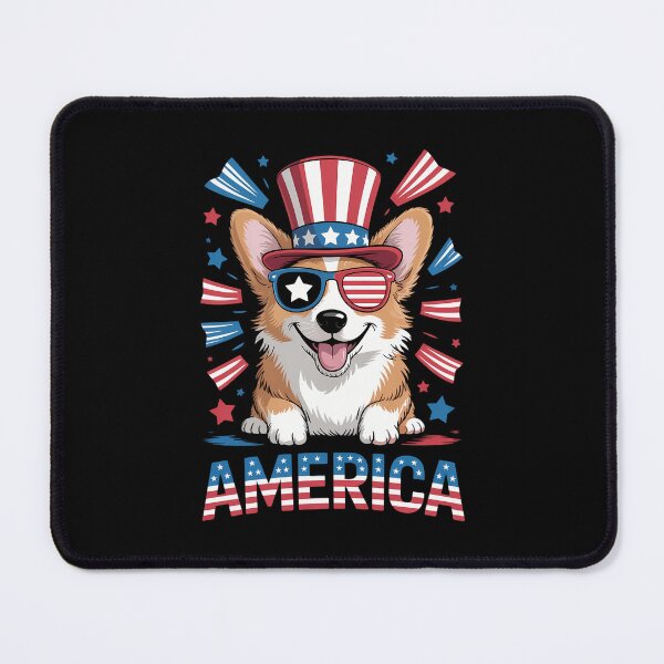 Item preview, America Corgi Dog 4th of July USA Flag Independence Day designed and sold by CruelShadesSt.