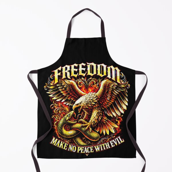 Item preview, Freedom Make no peace with Evil V3 Eagle and Snake, Vintage Americana designed and sold by PaparazziAnunnaki.