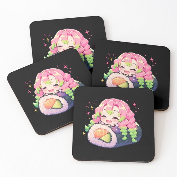Item preview, Mitsuri Kanroji Demon Slayer Chibi Sushi Kawaii Sweet Charm designed and sold by CarlosBender.