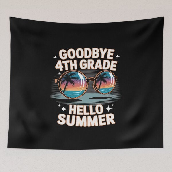 Item preview, Goodbye 4th Grade Hello Summer Sunglasses Last Day Of School designed and sold by imsamaharem.