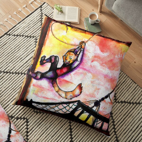 The Swashbuckling Boots Floor Pillow
