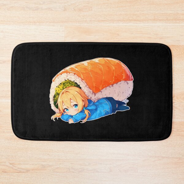 Item preview, Eugeo Sword Art Online Chibi Sushi Kawaii Calm Blue Design designed and sold by CarlosBender.