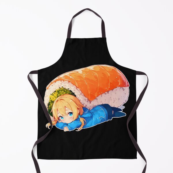 Item preview, Eugeo Sword Art Online Chibi Sushi Kawaii Calm Blue Design designed and sold by CarlosBender.