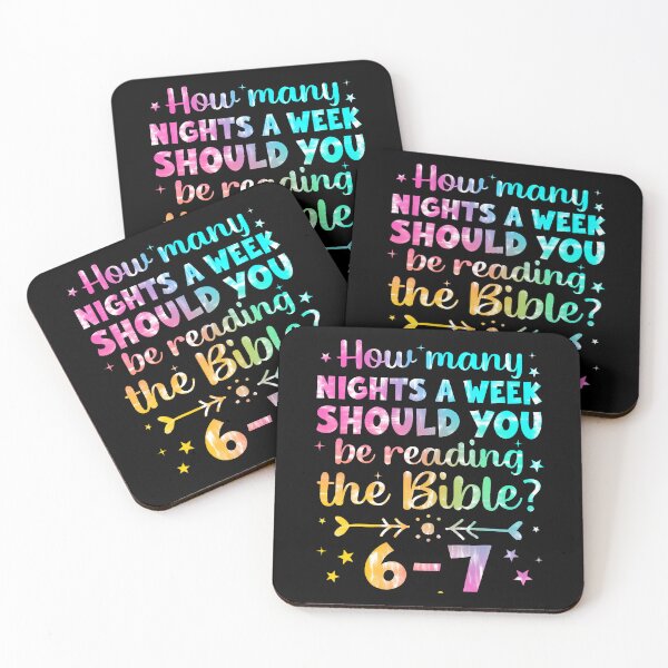 Item preview, How Many Nights A Week Should You Be Reading The Bible 6 7 designed and sold by desuyomoskov7.