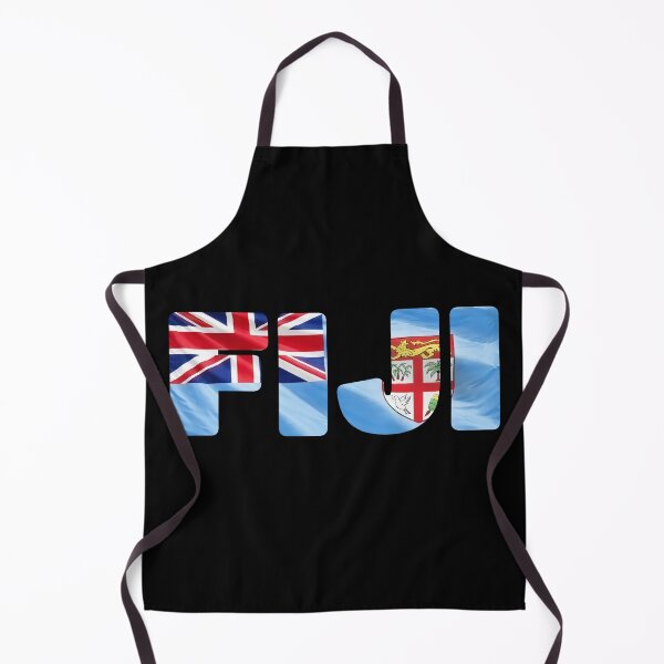 Item preview, FIJI - Flag Flying in Wind cut to Letters Souvenir Sticker Shirt designed and sold by Adam Gormley.