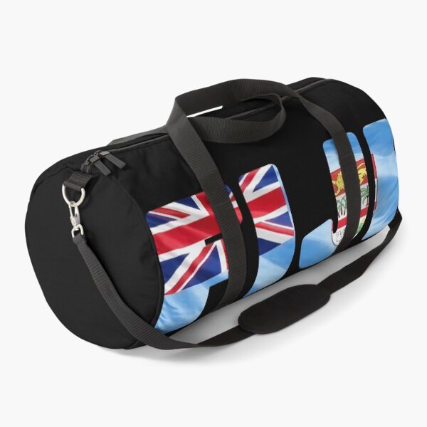 Item preview, FIJI - Flag Flying in Wind cut to Letters Souvenir Sticker Shirt designed and sold by Adam Gormley.
