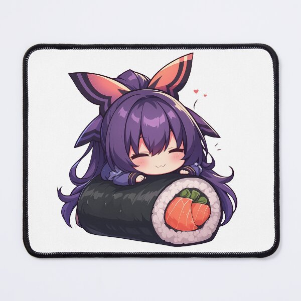 Item preview, Tohka Yatogami Date A Live Anime Girl Kawaii Chibi Sushi Roll designed and sold by CarlosBender.