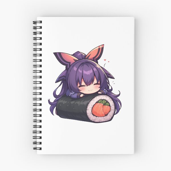 Item preview, Tohka Yatogami Date A Live Anime Girl Kawaii Chibi Sushi Roll designed and sold by CarlosBender.