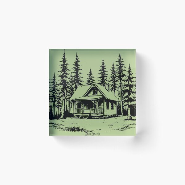 Item preview, Little Cabin in the Woods designed and sold by RedBubble Dawson.