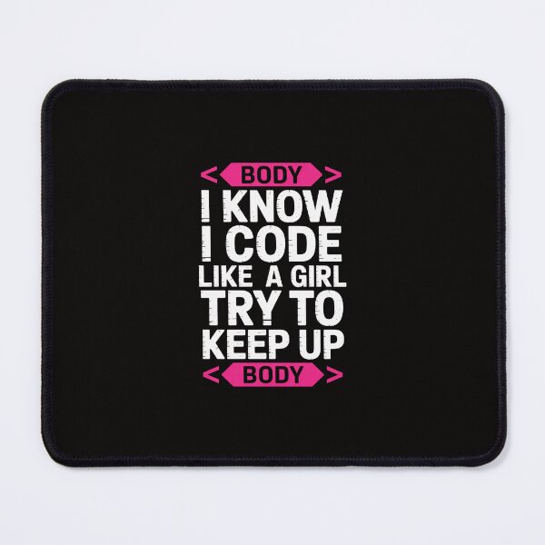 Item preview, Computer Programming Gift I Know I Code Like A Girl Try Keep designed and sold by margaridroso.