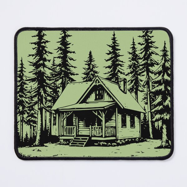 Item preview, Little Cabin in the Woods designed and sold by RedBubble Dawson.