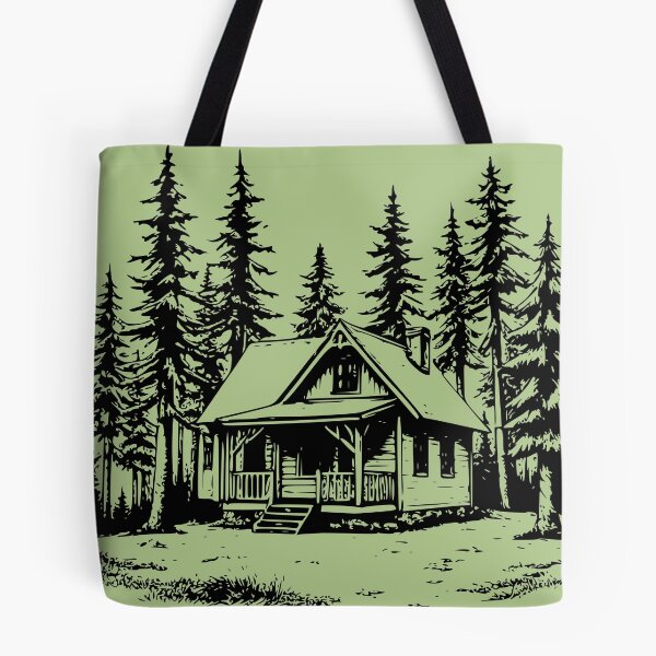 Item preview, Little Cabin in the Woods designed and sold by RedBubble Dawson.