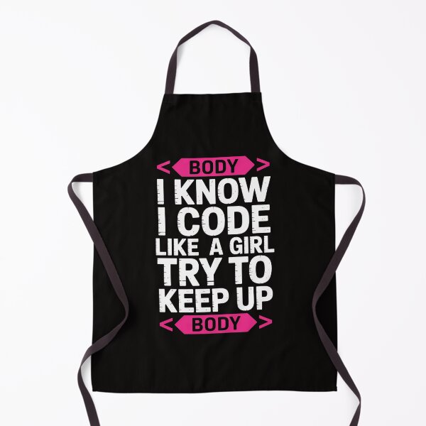 Item preview, Computer Programming Gift I Know I Code Like A Girl Try Keep designed and sold by margaridroso.