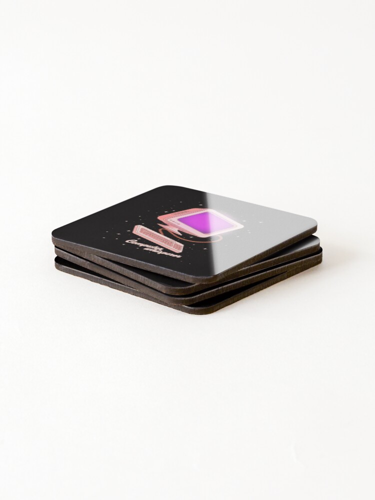 Thumbnail 4 of 5, Coasters (Set of 4), Computer Whisperer Coding Programming Programmer Coder designed and sold by margaridroso.