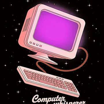 Artwork thumbnail, Computer Whisperer Coding Programming Programmer Coder by margaridroso