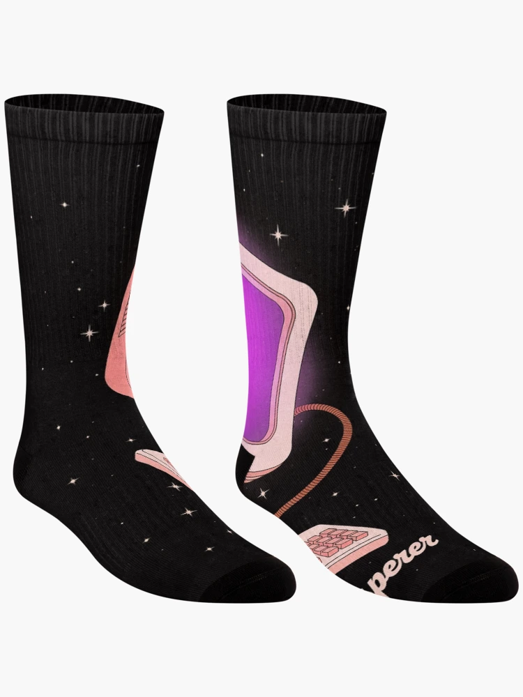 Thumbnail 3 of 5, Socks, Computer Whisperer Coding Programming Programmer Coder designed and sold by margaridroso.